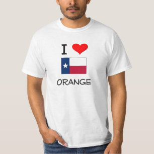 I Love Orange Texas T-Shirt