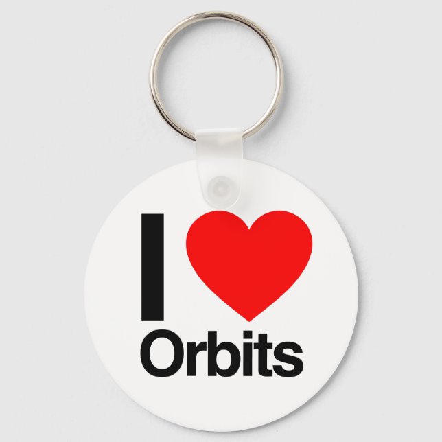 i love orbits key ring (Front)