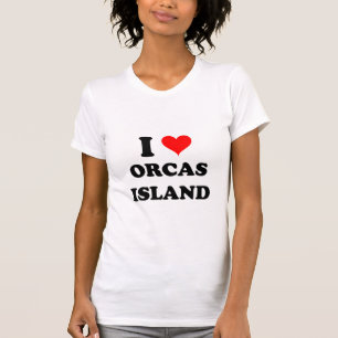 I Love Orcas Island Washington T-Shirt