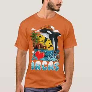 I Love Orcas T-Shirt