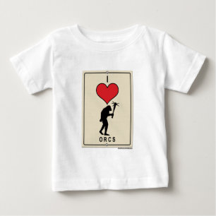 I Love Orcs Baby T-Shirt