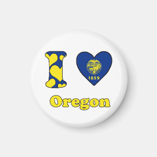 I love Oregon Magnet