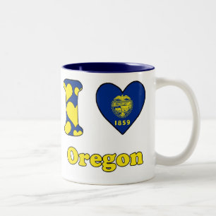 I love Oregon Two-Tone Coffee Mug