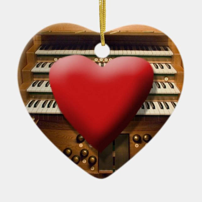 I love organs ornament (Front)