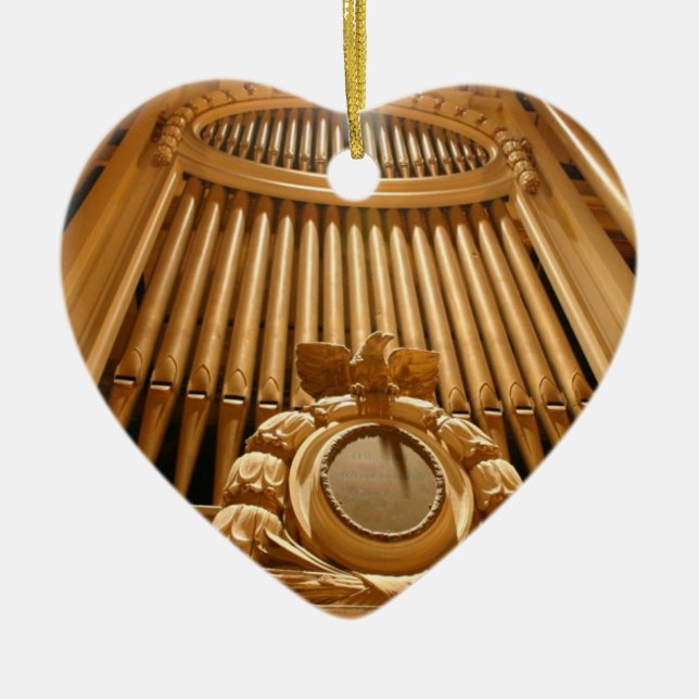 I love organs ornament - Leicester (Front)