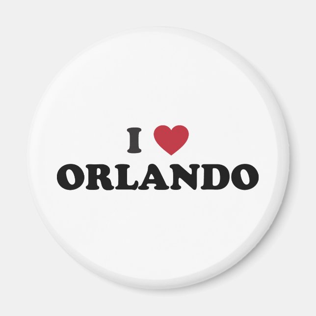 I Love Orlando Florida Magnet (Front)