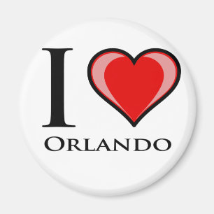 I Love Orlando Magnet