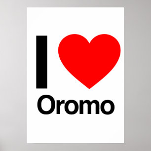 i love oromo poster
