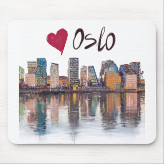 I love Oslo Mouse Mat