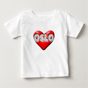 I Love Oslo Norway Baby T-Shirt