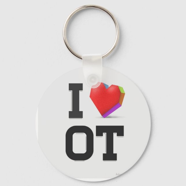 I LOVE OT KEY RING (Front)