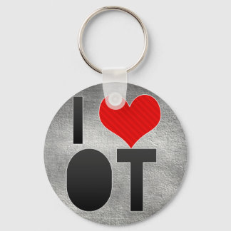 I Love OT Key Ring