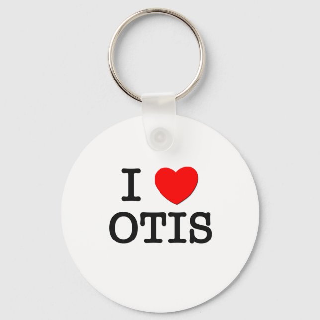 I Love Otis Key Ring (Front)
