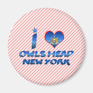 I love Owls Head, New York Magnet