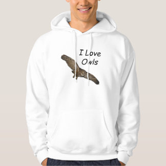 I love owls hoodie