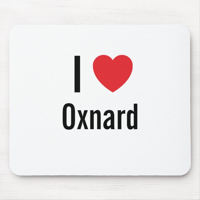 I love Oxnard Mouse Mat (Front)