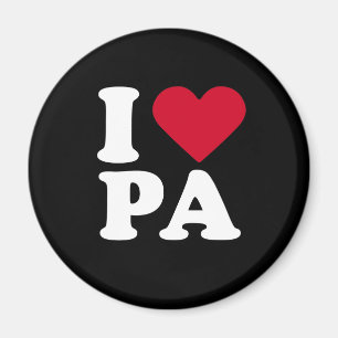 I LOVE PA MAGNET