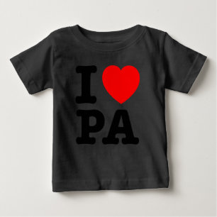 I LOVE PA Pennsylvania Baby T-Shirt