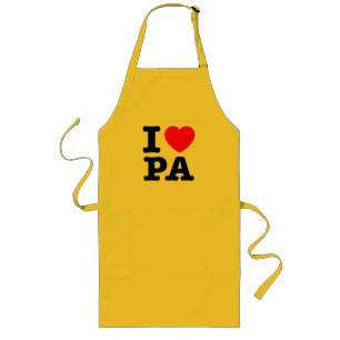 I LOVE PA Pennsylvania Long Apron