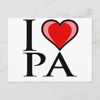 I Love PA - Pennsylvania Postcard