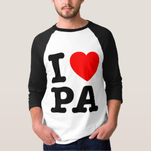 I LOVE PA Pennsylvania T-Shirt