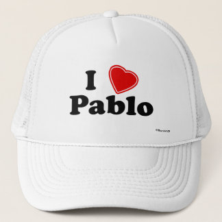 I Love Pablo Trucker Hat