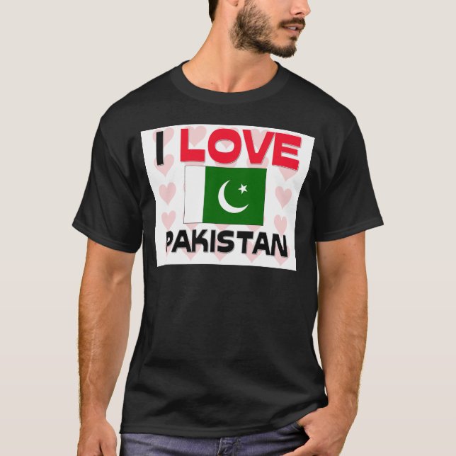 I Love Pakistan T-Shirt (Front)