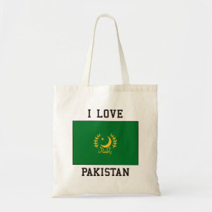 I Love Pakistan Tote Bag