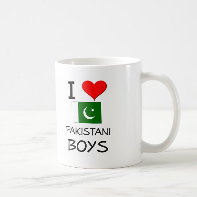 I Love Pakistani Boys Coffee Mug (Right)