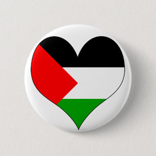 I Love Palestine 6 Cm Round Badge