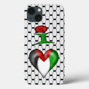 I love Palestine I Heart Palestine iPhone 13 Case