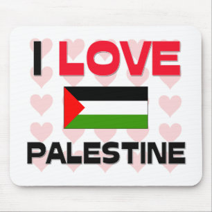 I Love Palestine Mouse Mat