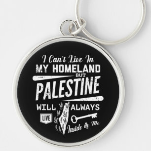 I Love Palestine My Homeland Customisable Keychain
