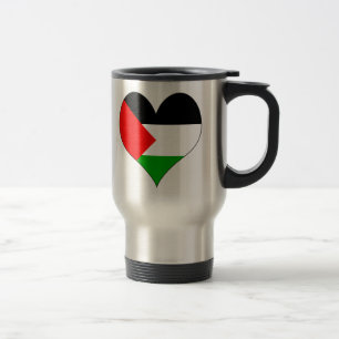 I Love Palestine Travel Mug