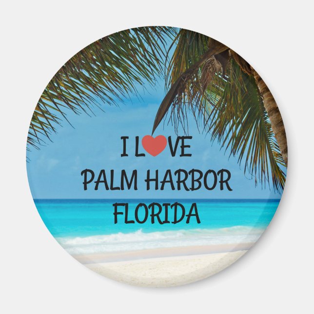 I Love Palm Harbor, Florida Magnet (Front)