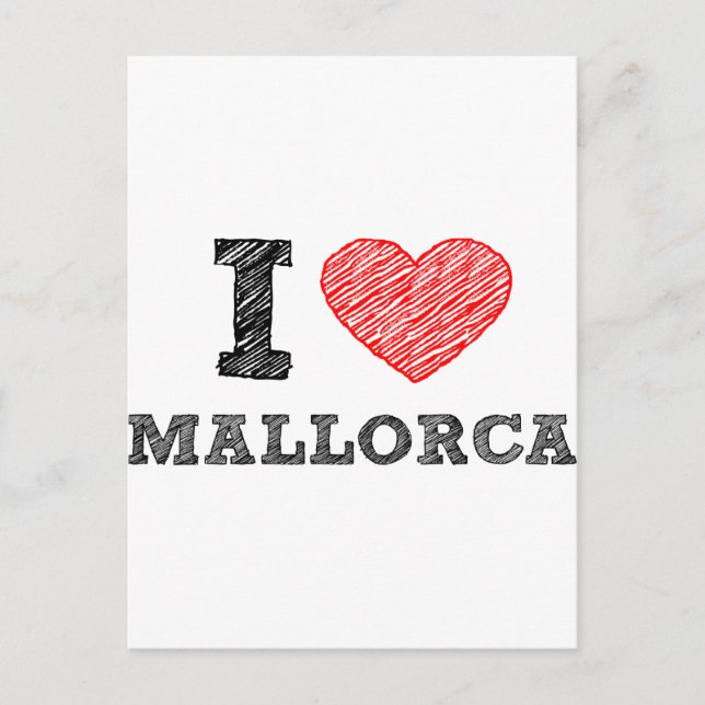 I Love Palma de Mallorca Postcard (Front)