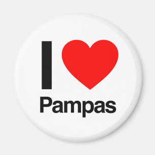 i love pampas magnet