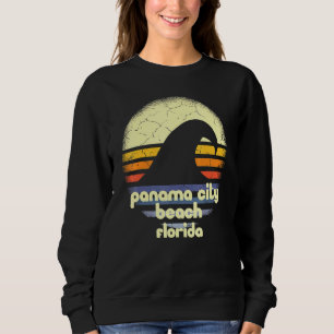 I Love Panama City Beach Florida Ocean Wave Fl Sweatshirt