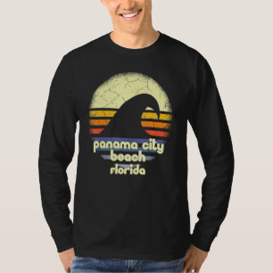 I Love Panama City Beach Florida Ocean Wave Fl T-Shirt
