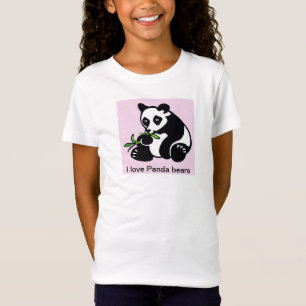I love PANDA BEARS - Animal lover - Wildlife T-Shirt