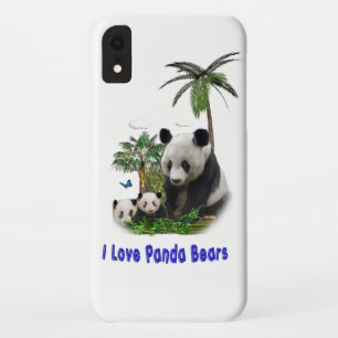 I love panda Bears iPhone XR Case