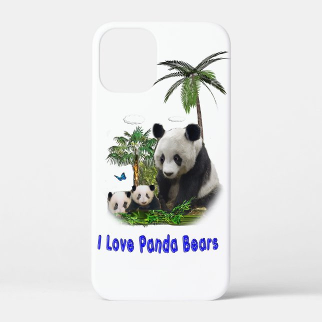 I love panda Bears Case-Mate iPhone Case (Back)