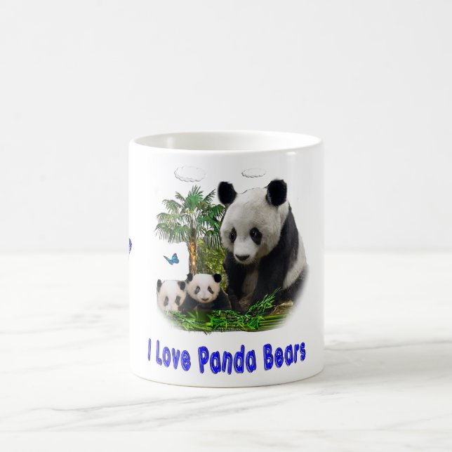 I love panda Bears Coffee Mug (Center)