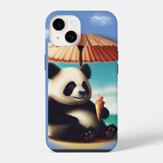 I love panda Bears iPhone Case (Back)