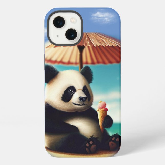 I love panda Bears iPhone Case (Back)