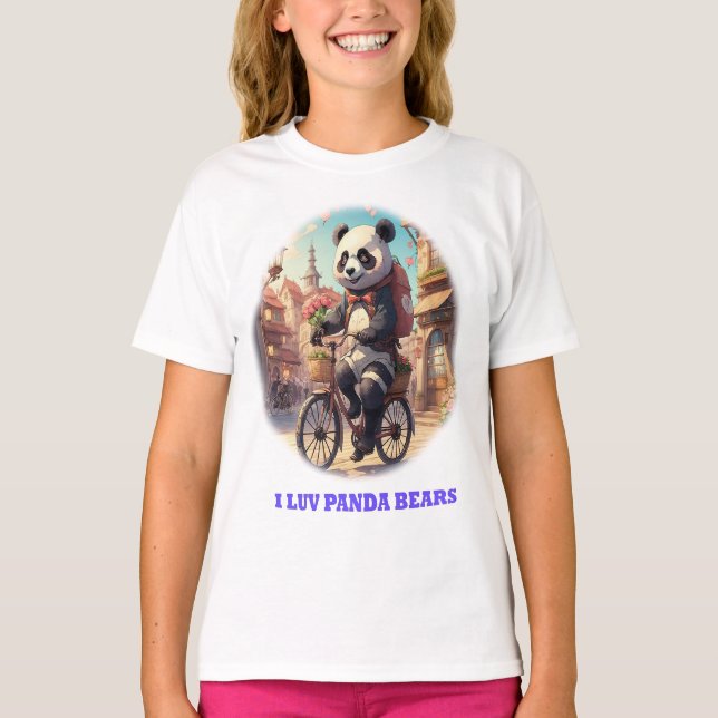 I love panda Bears T-Shirt (Front)