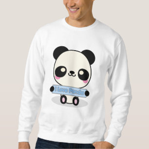 I Love Panda Sweatshirt