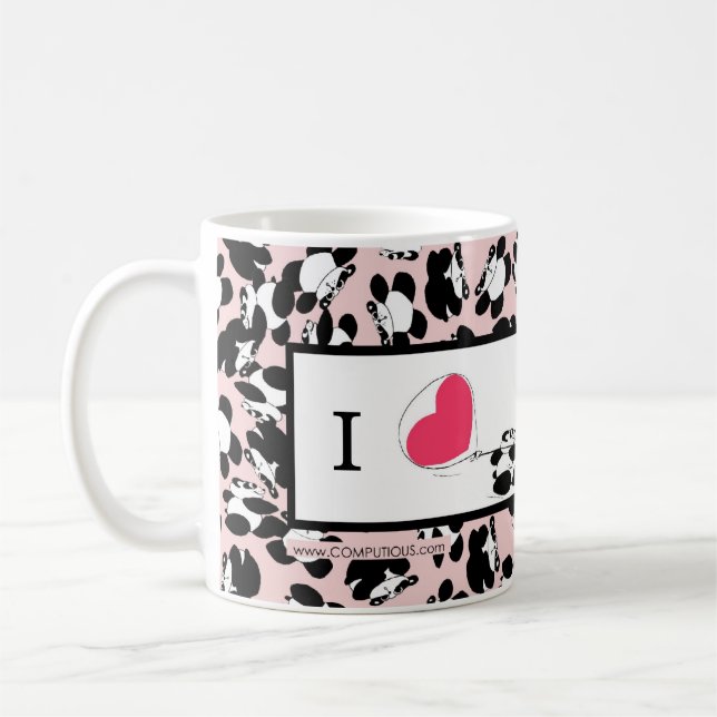 I love pandas coffee mug (Left)