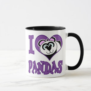 I Love pandas Mug