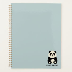 I love pandas planner